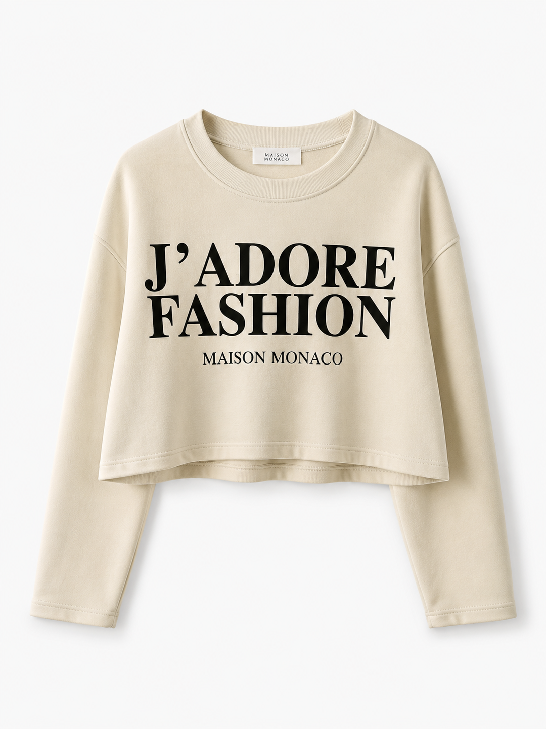 J’ADORE FASHION-SAND SWEATSHIRT