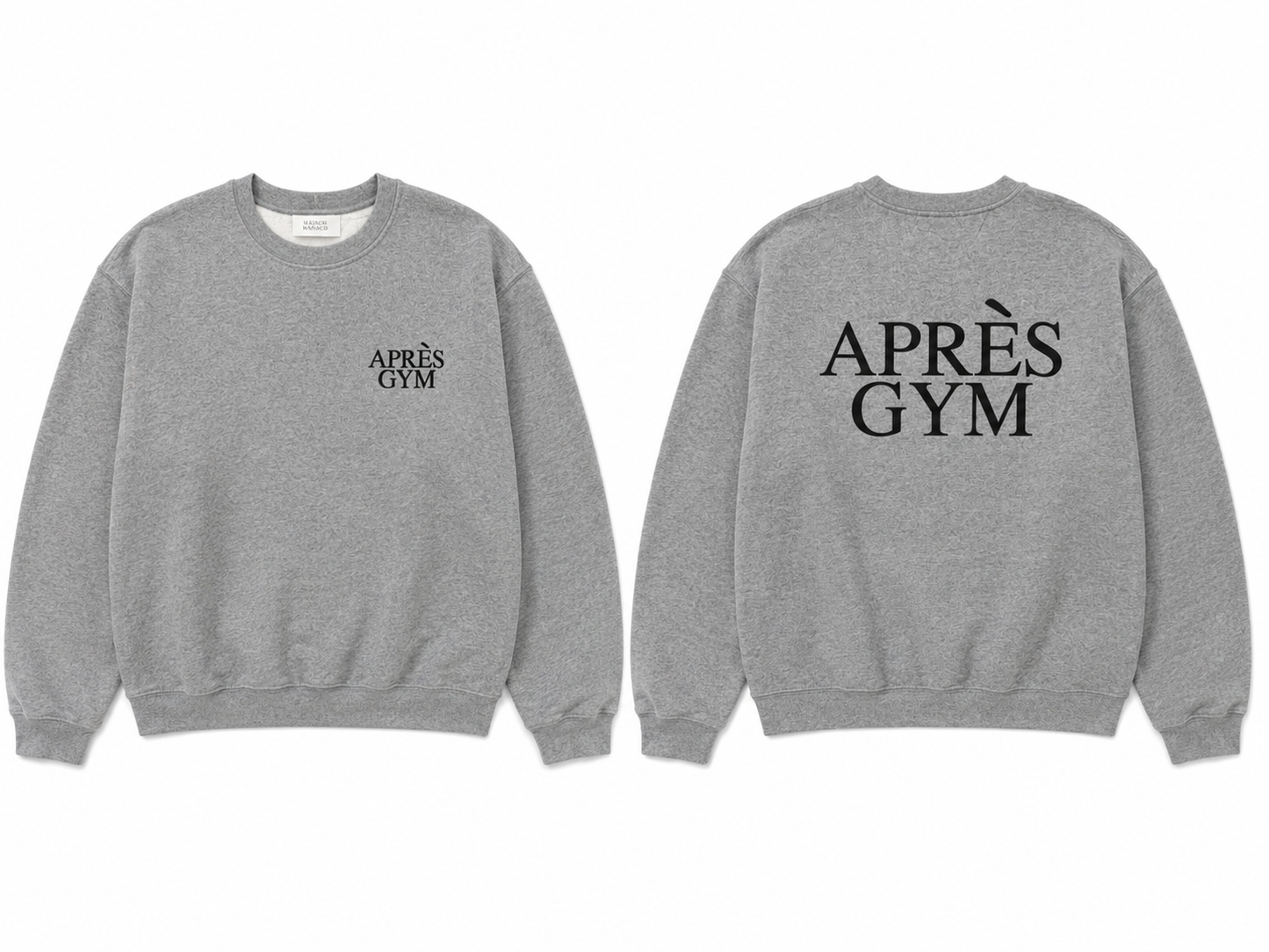 Apres Gym Crewneck-Grey