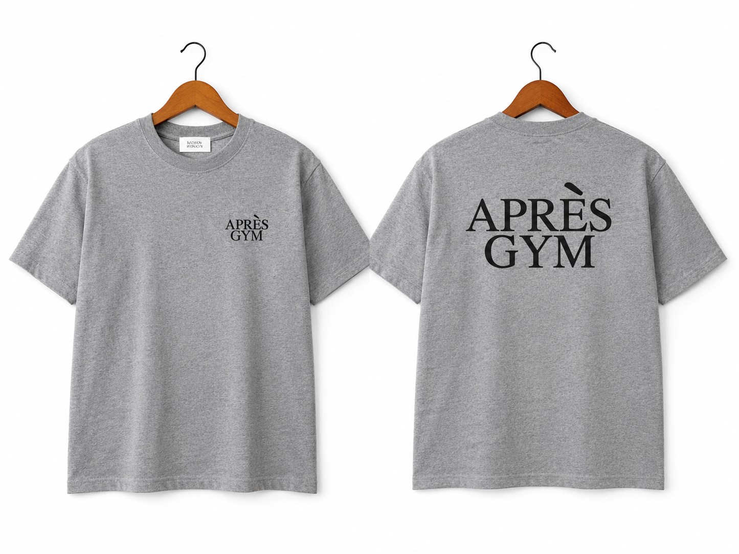 APRES GYM TSHIRT-Grey