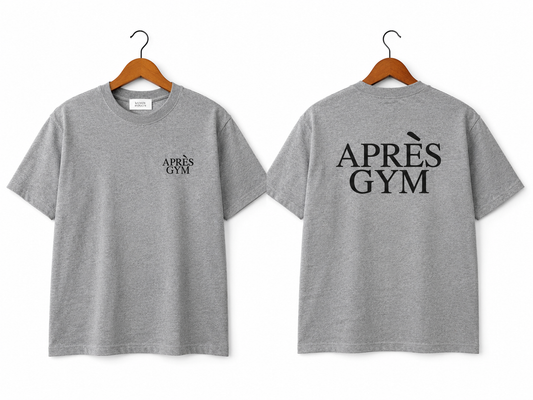 APRES GYM TSHIRT-Grey