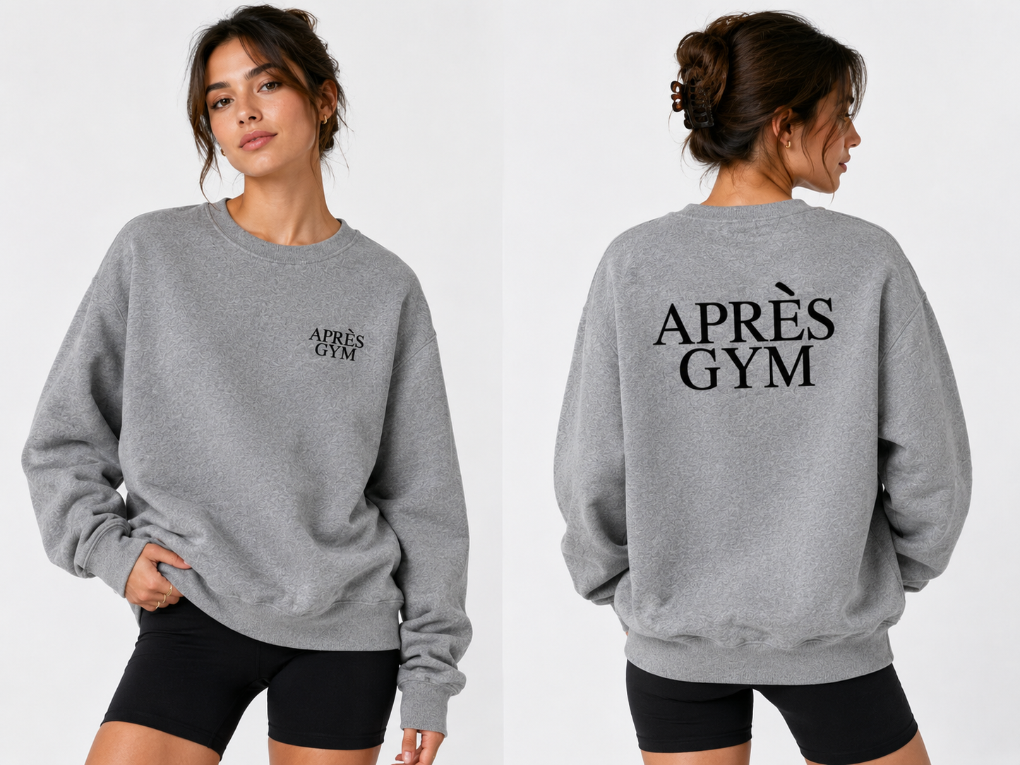 Apres Gym Crewneck-Grey