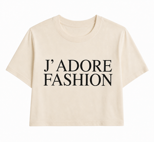 J’ADORE FASHION TEE-CREAM