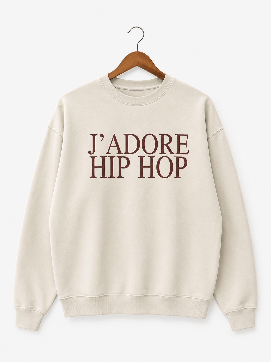 J’ADORE HIP HOP CREWNECK